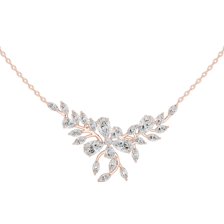 Marquise & Pear Diamond Statement Pendant