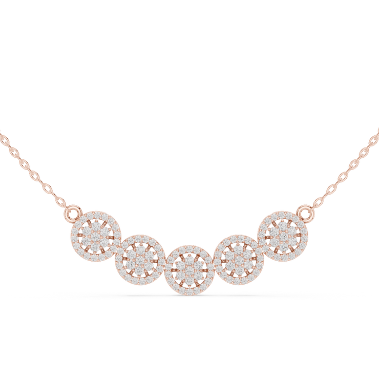 Multi Circle Diamond Pendant