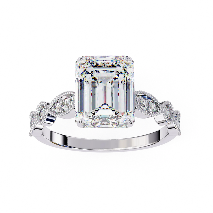 Emerald Cut Lab Grown Diamond