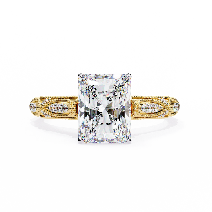Radiant Cut Lab Grown Diamond Vintage