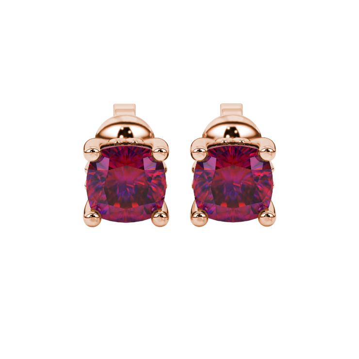 Timeless Four Prong Solitaire Earrings