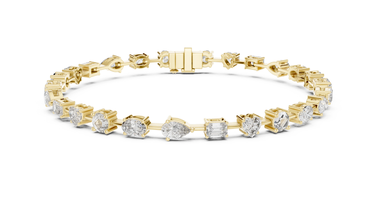 Multi Shape Tennis Bracelet