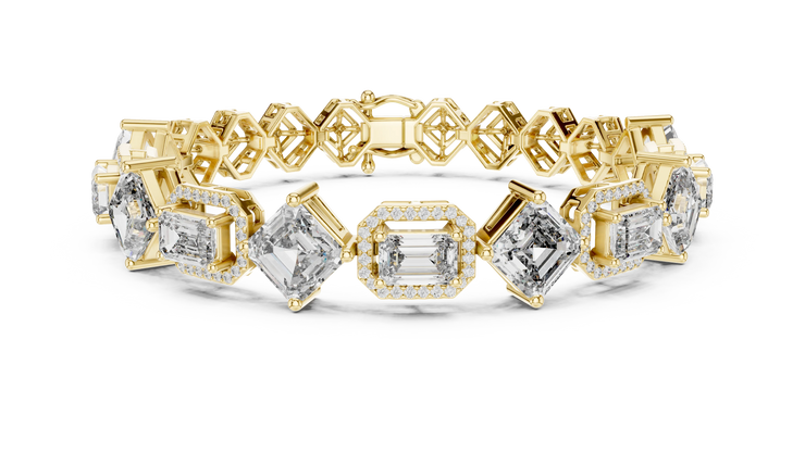 Mixed Shape Diamond Bracelet