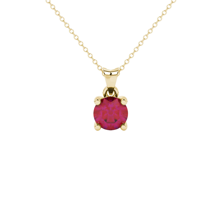 Round Lotus Basket Gemstone Pendant