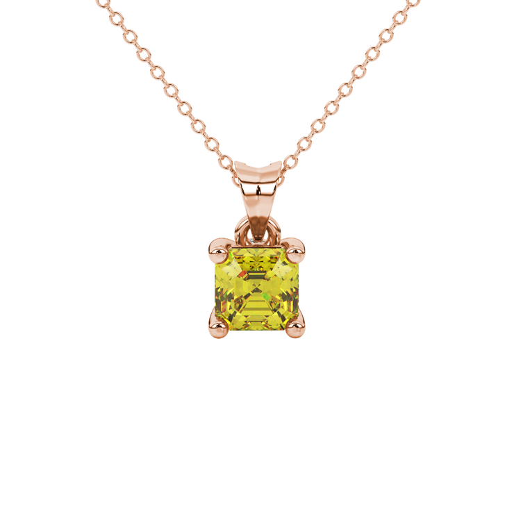 Aurora Asscher Drop Pendant