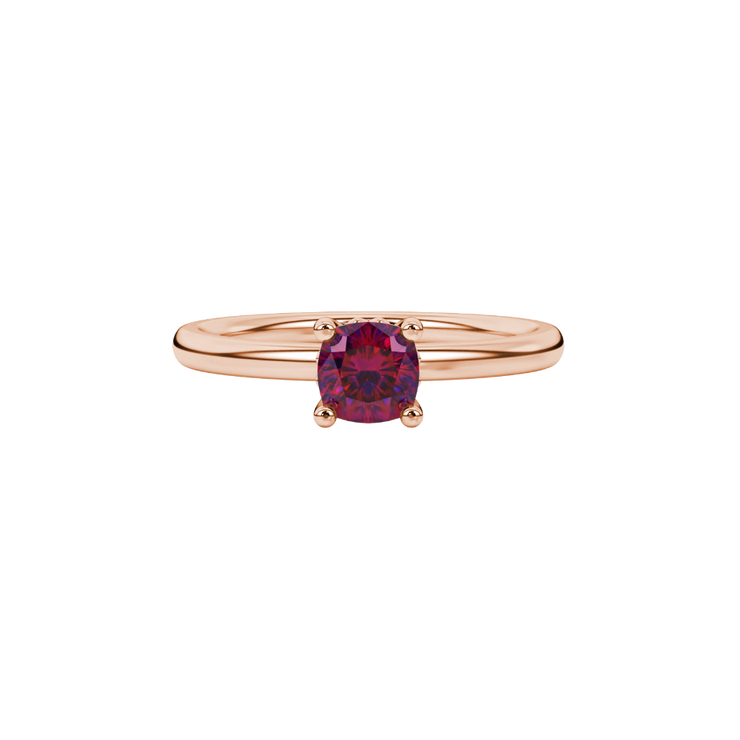 Cushion Cathedral Basket Gemstone Ring