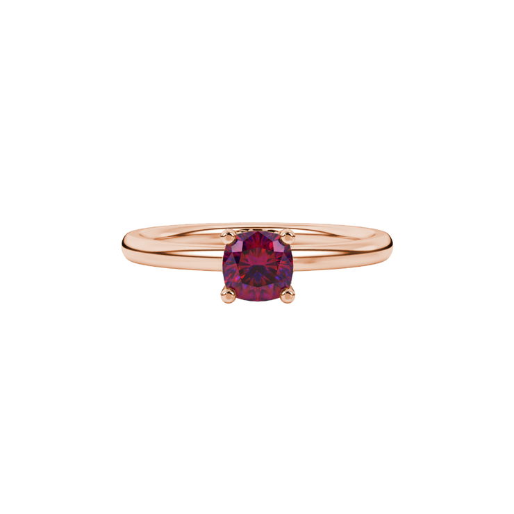 Elegant Cushion Cut Gemstone Ring