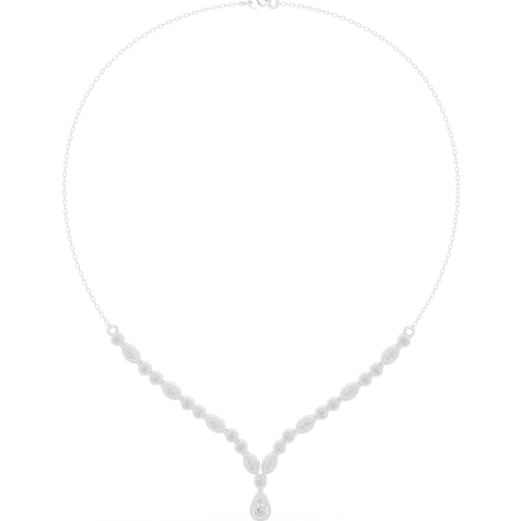 Pear Drop Diamond Necklace
