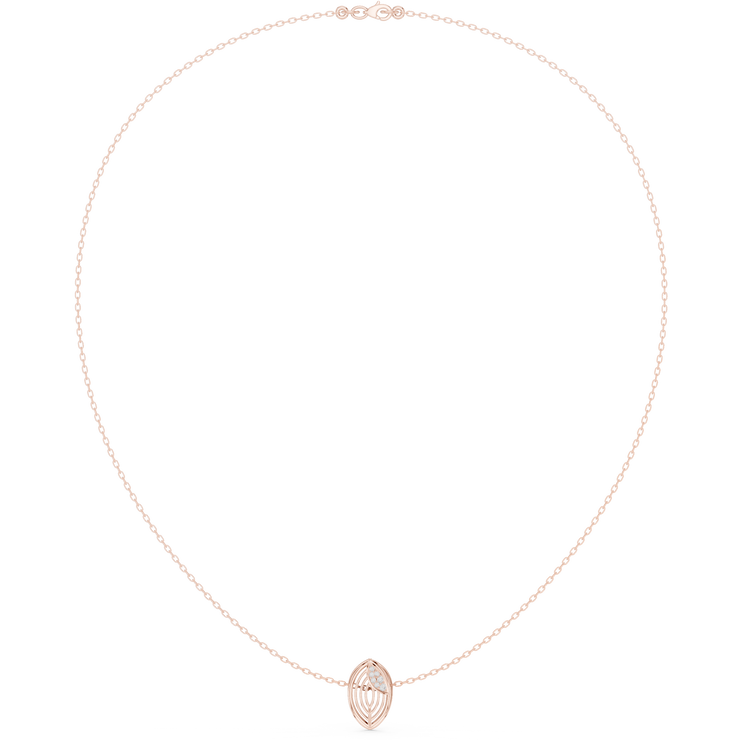 Diamond Leaf Necklace