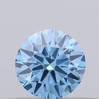 0.26ct Fancy Vivid Blue ROUND Lab-Grown Diamond | IGI Certified