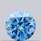 0.28ct Fancy Vivid Blue ROUND Lab-Grown Diamond | IGI Certified