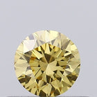 0.29ct Fancy Intense Yellow ROUND Lab-Grown Diamond | IGI Certified