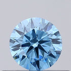0.27ct Fancy Vivid Blue ROUND Lab-Grown Diamond | IGI Certified