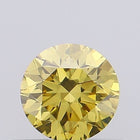 0.31ct Fancy Intense Yellow ROUND Lab-Grown Diamond | IGI Certified