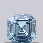 0.53ct Fancy Vivid Blue Asscher Lab-Grown Diamond | IGI Certified