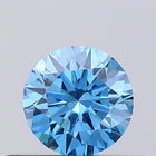 0.26ct Fancy Vivid Blue ROUND Lab-Grown Diamond | IGI Certified