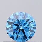 0.29ct Fancy Vivid Blue ROUND Lab-Grown Diamond | IGI Certified