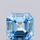 0.72ct Fancy Vivid Blue Asscher Lab-Grown Diamond | IGI Certified
