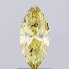 0.86ct Fancy Intense Yellow Marquise Lab-Grown Diamond | IGI Certified