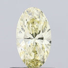 0.46ct Fancy Yellow Oval Lab-Grown Diamond | IGI Certified