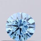 0.27ct Fancy Vivid Blue ROUND Lab-Grown Diamond | IGI Certified