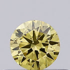 0.26ct Fancy Intense Yellow ROUND Lab-Grown Diamond | IGI Certified