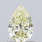0.38ct Fancy Yellow Pear Lab-Grown Diamond | IGI Certified