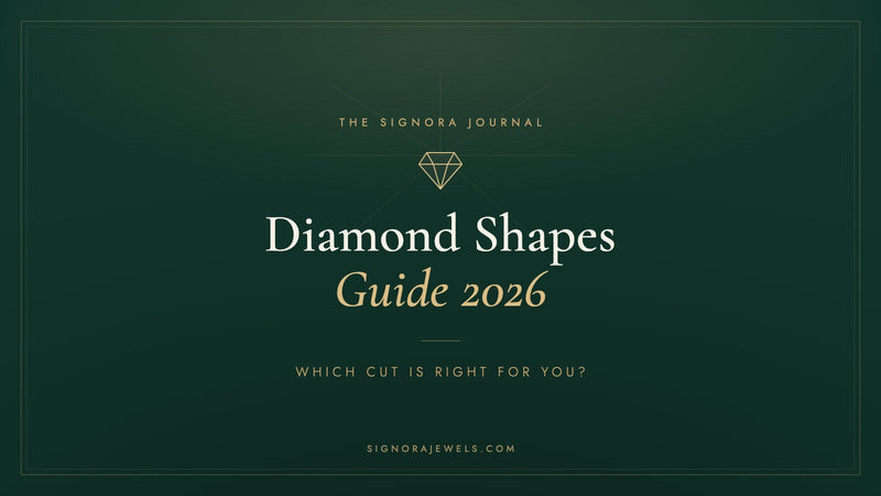 Diamond shapes guide 2026 by Signora Jewels — which cut is right for you