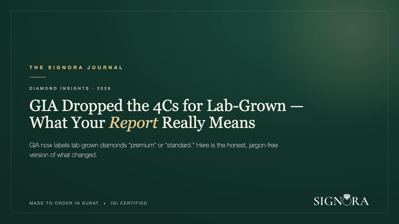 GIA Stopped Grading Lab-Grown Diamonds on the 4Cs — What Your 2026 Report Really Means