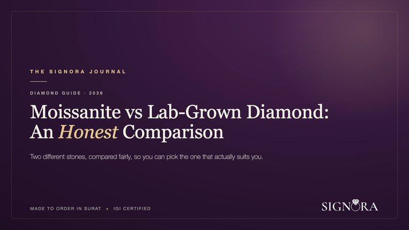 Moissanite vs Lab-Grown Diamond: The Honest Comparison