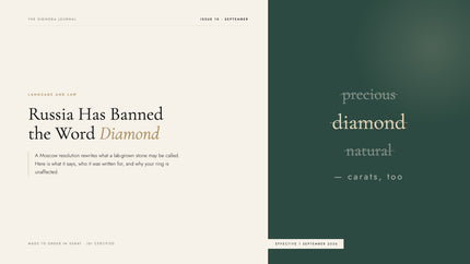 Russia Has Banned the Word "Diamond" for Stones Like Ours