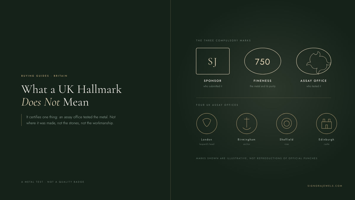What a UK Hallmark Actually Means, and What It Does Not