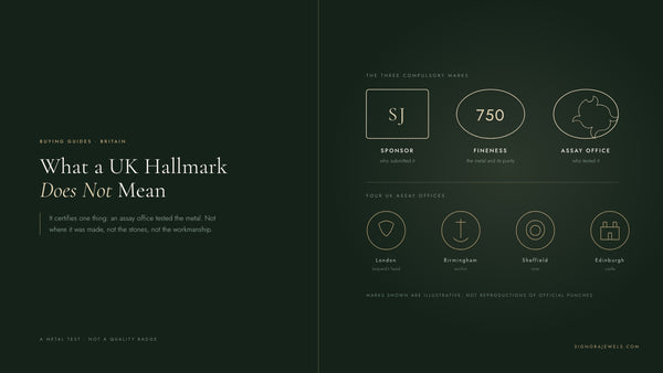 What a UK Hallmark Actually Means, and What It Does Not