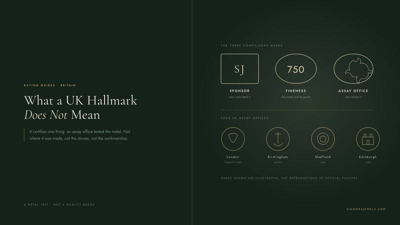 What a UK Hallmark Actually Means, and What It Does Not