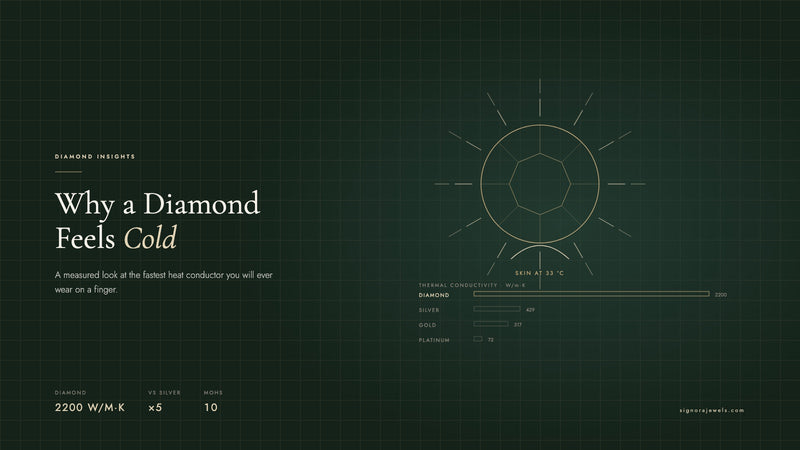 Why a Diamond Feels Cold to the Touch