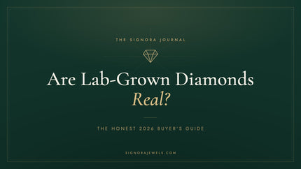 IGI-certified lab-grown diamond engagement ring by Signora Jewels