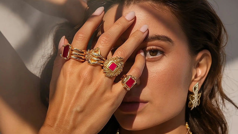 Radiant Cut Gemstone Jewelry