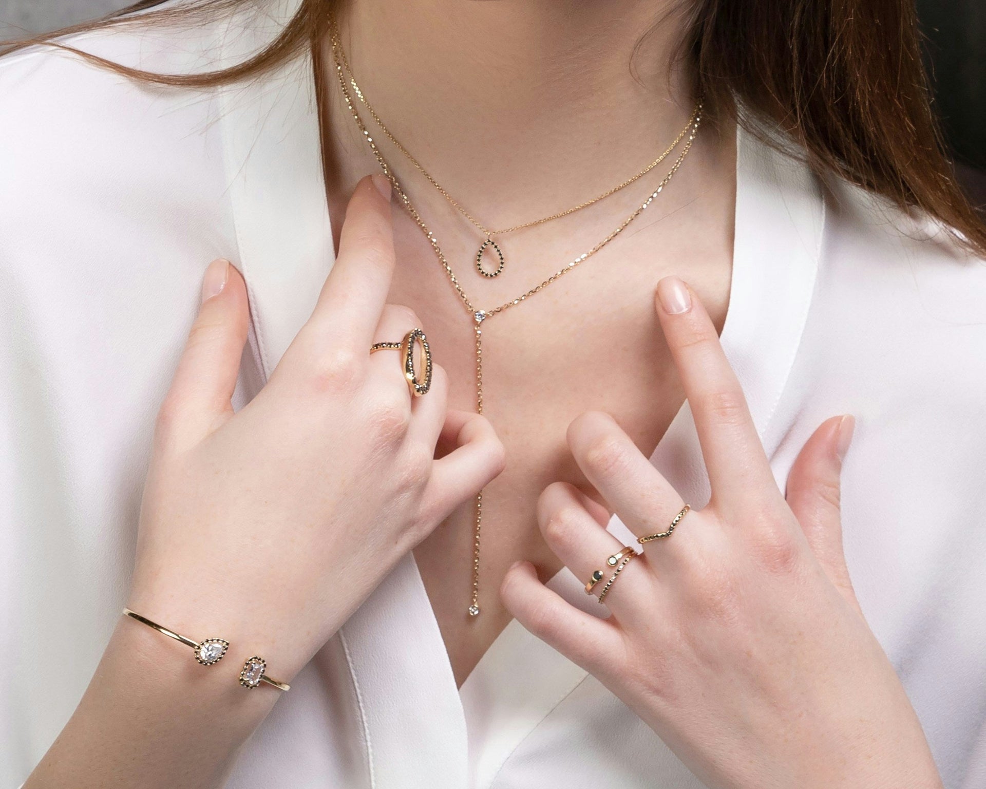 Elegant White Gold Collection | Sleek & Timeless