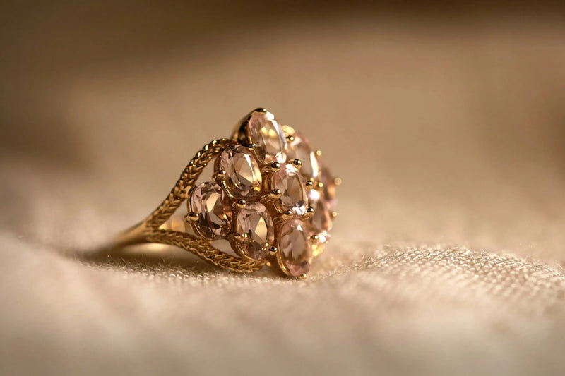 Vintage Basket Gemstone Jewelry
