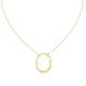 Teardrop diamond pendant in gold with lab grown diamonds by Signora Jewels