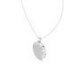 Round diamond medallion pendant in gold with lab grown diamonds by Signora Jewels