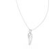 Angel wing diamond pendant in gold with lab grown diamond by Signora Jewels