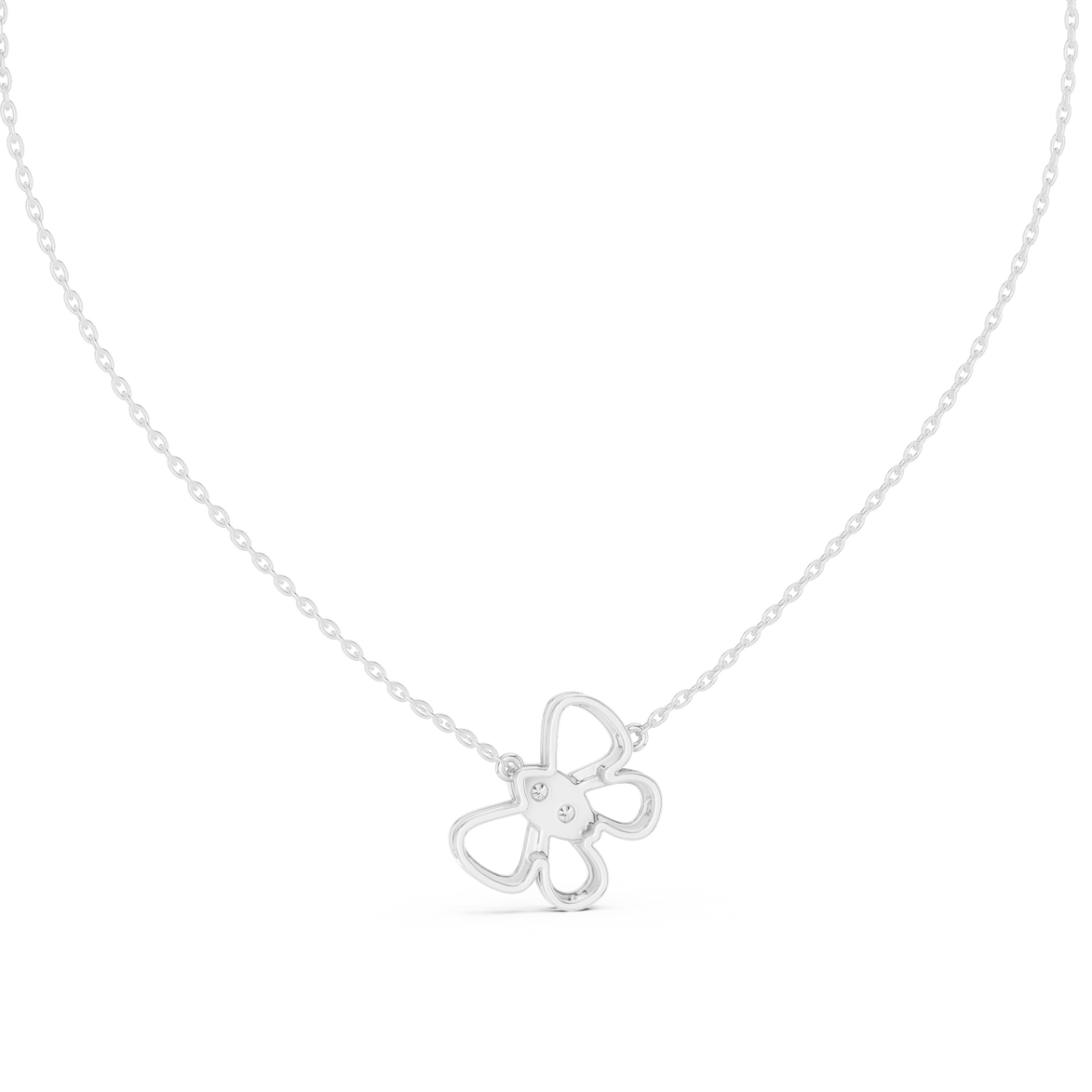 Butterfly diamond pendant in gold with lab grown diamonds by Signora Jewels