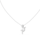 Tulip flower diamond pendant in gold with lab grown diamonds by Signora Jewels