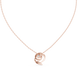 Swirl diamond pendant in gold with lab grown diamonds by Signora Jewels