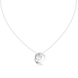 Swirl diamond pendant in gold with lab grown diamonds by Signora Jewels