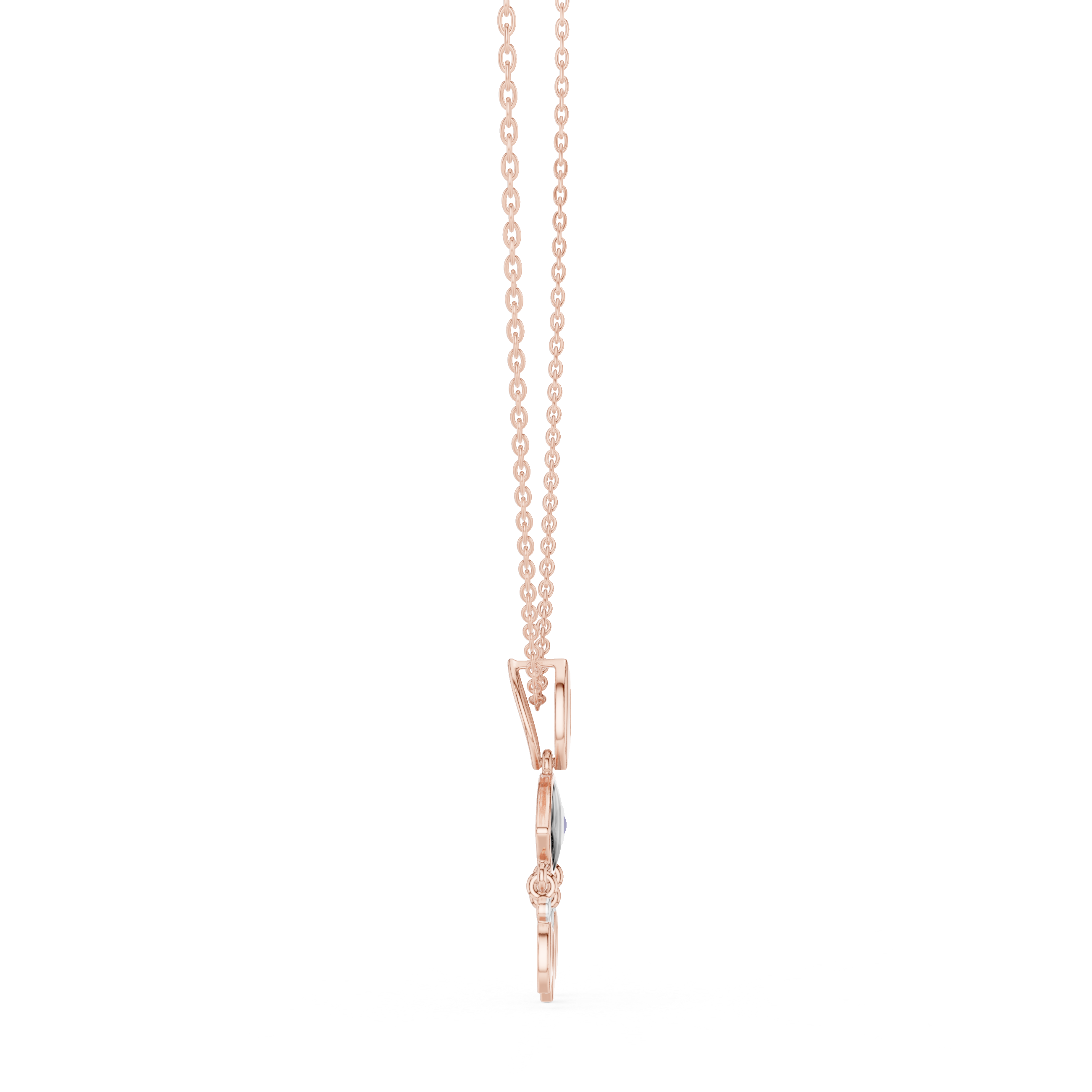 Evil Eye Dangle Pendant in Gold | Signora Jewels