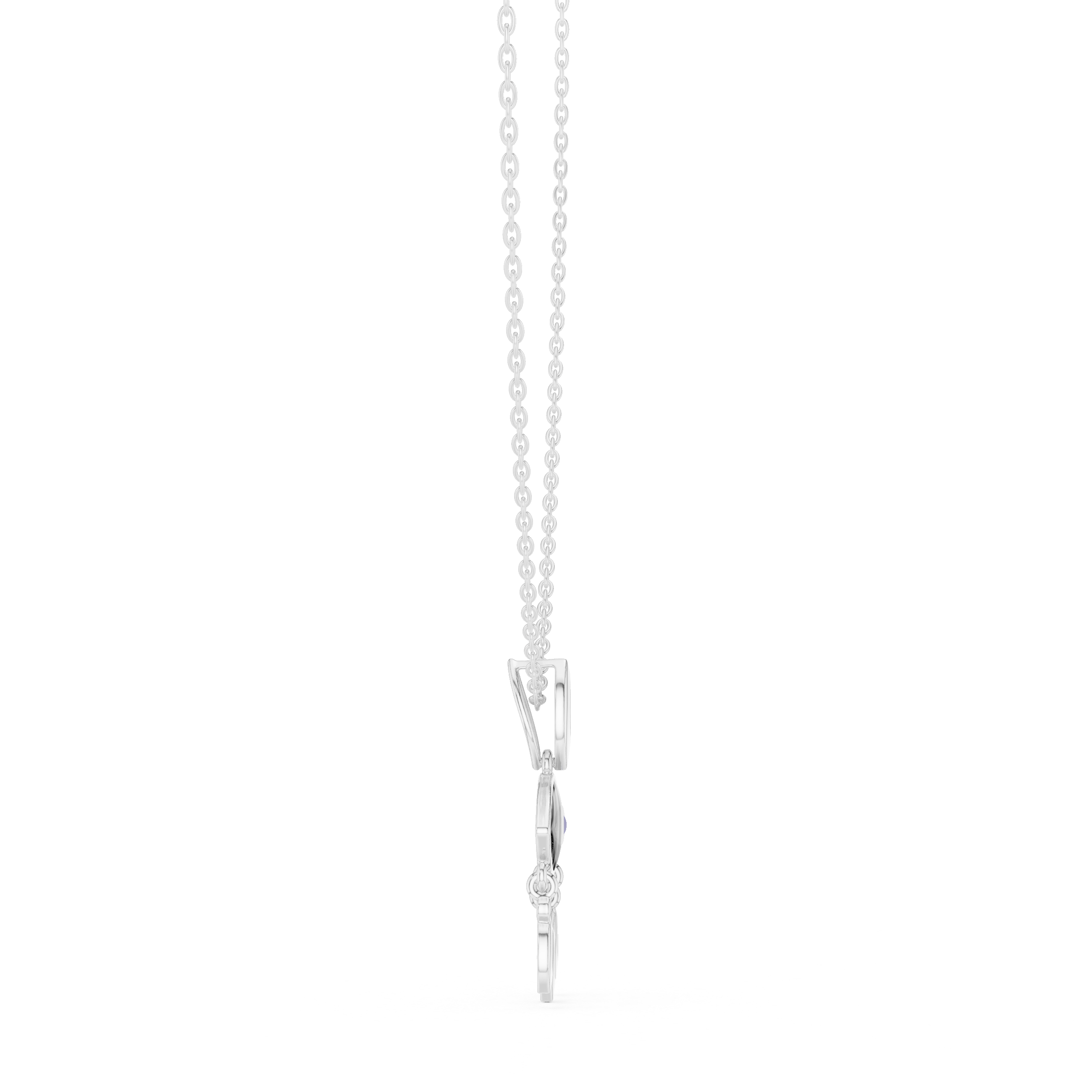 Evil Eye Dangle Pendant in Gold | Signora Jewels