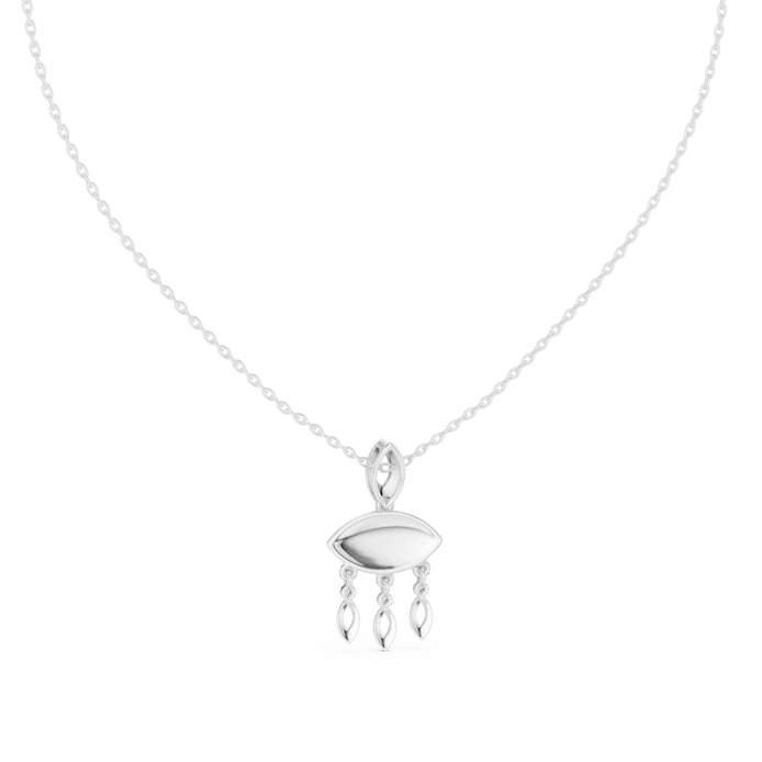 Evil Eye Dangle Pendant in Gold | Signora Jewels