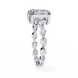 Princess Cut Diamond Ring with Marquise Side Stones